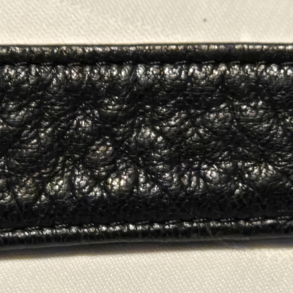 Rolfs Genuine Black Leather Handbag Vintage 90s Shoulder bag 9x12x4" - Picture 10 of 13